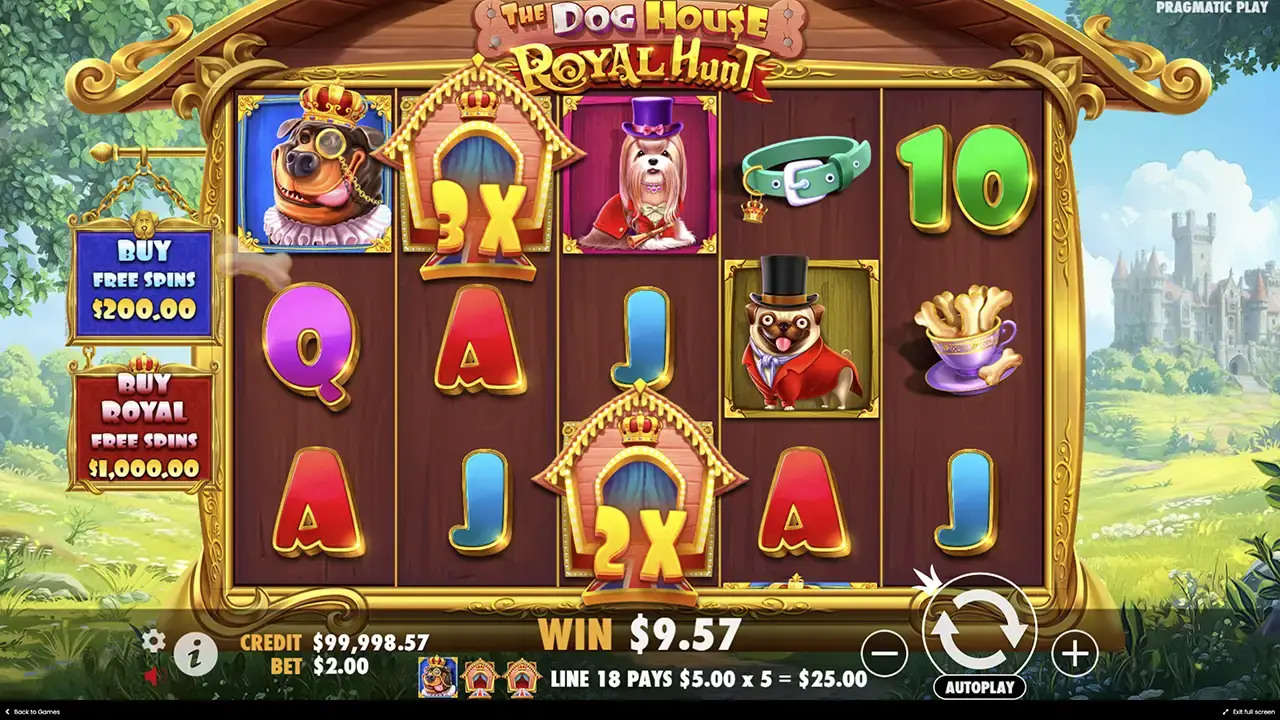 Слот The Dog House – Royal Hunt